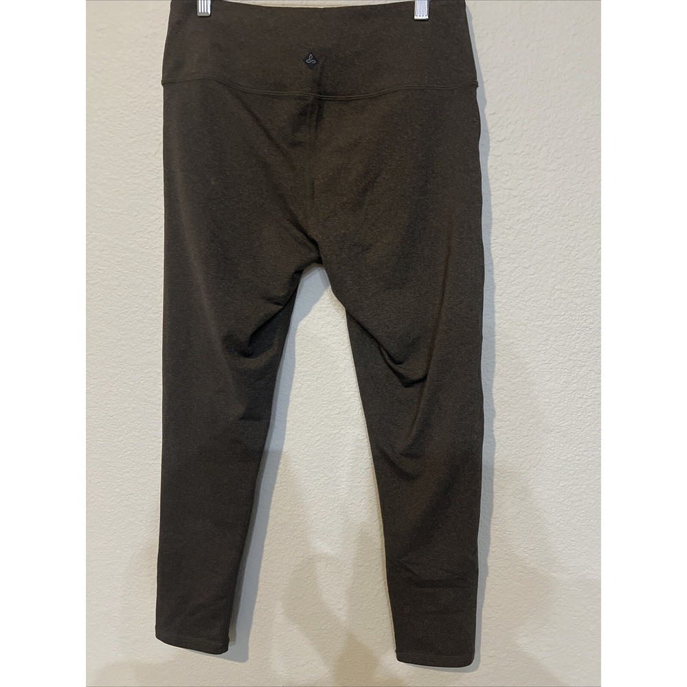 prAna Womens OLIVE GREEN Ankle Legging Pockets Size LARGE